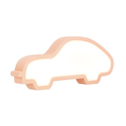 LED Dziecięca lampka biurkowa CAR LED/11W/230V różowa