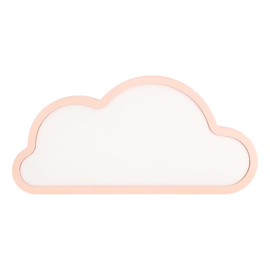 LED Dziecięca lampka biurkowa CLOUD LED/11W/230V różowa