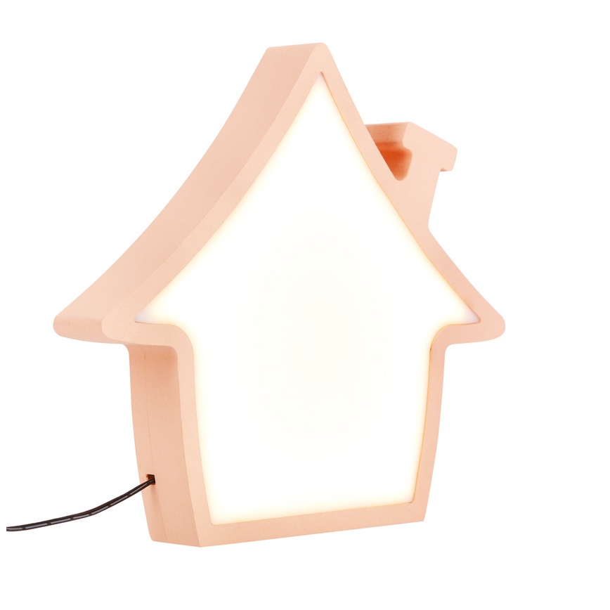 LED dziecięca lampka biurkowa HOUSE LED/10W/230V różowa