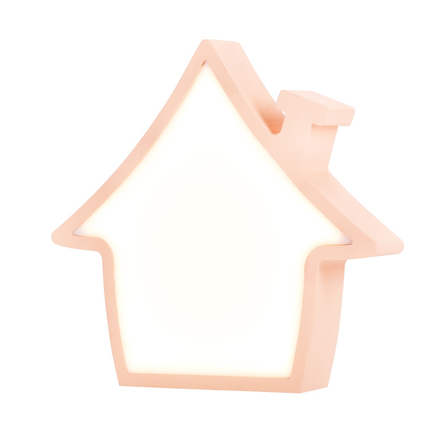 LED dziecięca lampka biurkowa HOUSE LED/10W/230V różowa