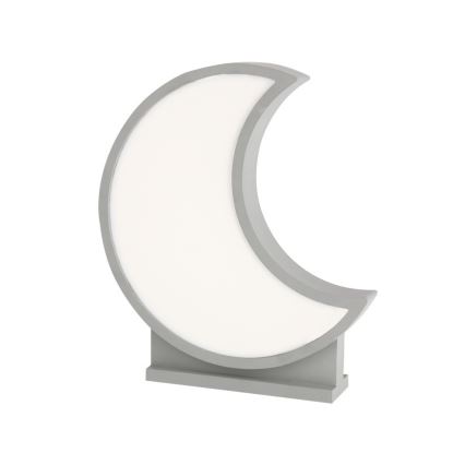 LED Dziecięca lampka biurkowa MOON LED/12W/230V szara
