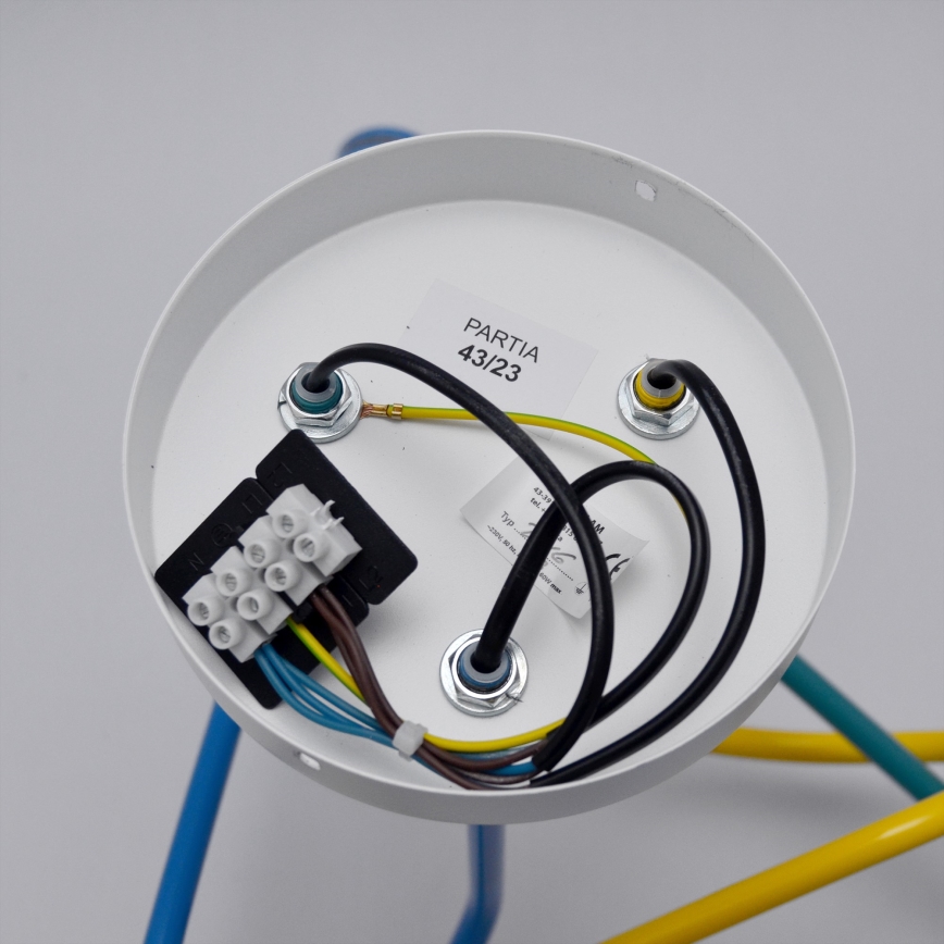 LED Dziecięcy żyrandol natynkowy OXFORD 3xE27/15W/230V