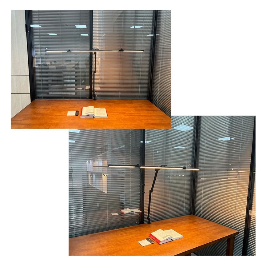 LED Regulowana dotykowo elastyczna lampa biurkowa POINTIQ LED/36W/230V 3000-6500K CRI 92 czarna