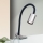 LED Elastyczna lampa stołowa z klipsem KURT LED/5W/230V srebrna