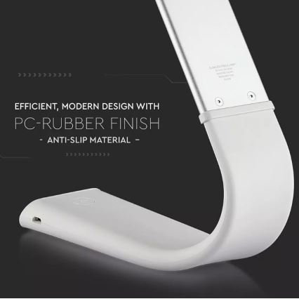 LED Elastyczna ściemnialna lampa stołowa LED/6,5W/5V 2000 mAh 3000K/4500K/6000K