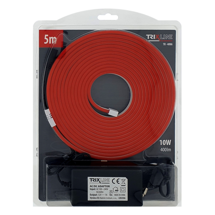 Elastyczna taśma LED NEON LED/10W/230V 5 m IP65 czerwona