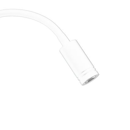 LED Elastyczny mały kinkiet z USB BASE 1xLED/8W + 1xLED/2W/230V biały