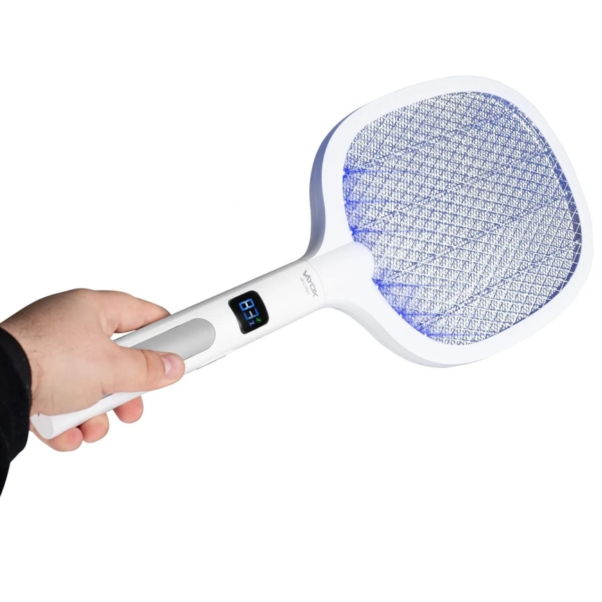 LED Elektryczna pułapka na owady 2w1 1200 mAh/5V biała