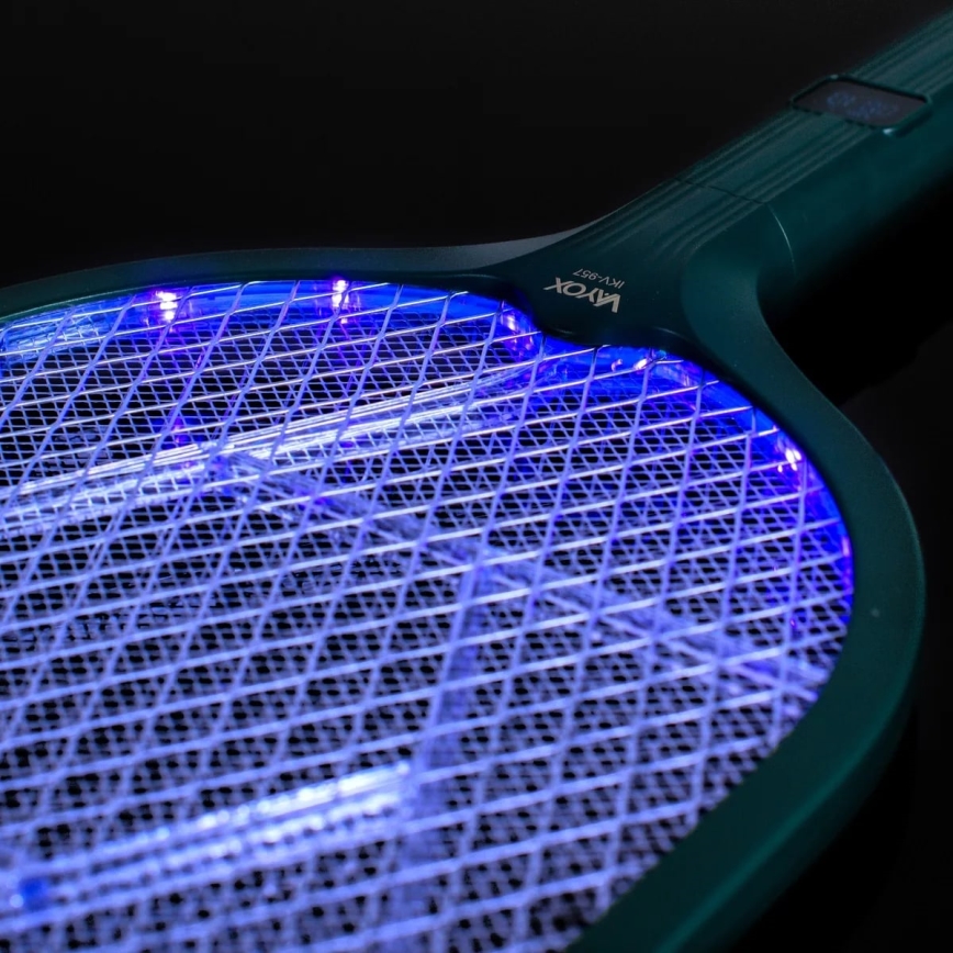 LED Elektryczna pułapka na owady 2w1 1200 mAh/5V zielona