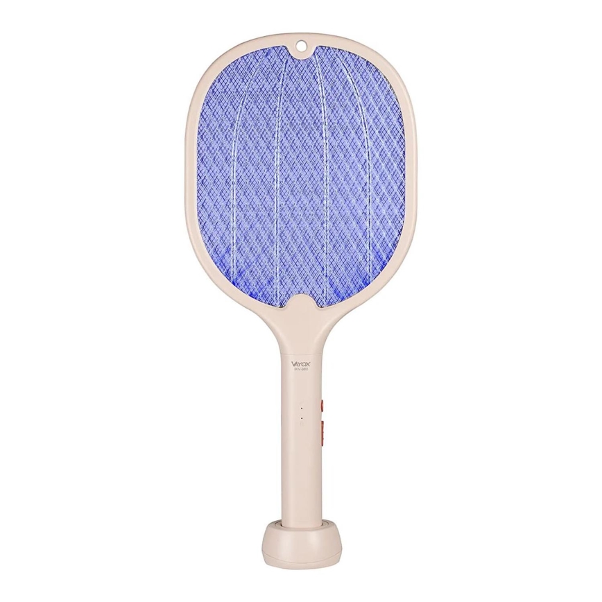 LED Elektryczna pułapka na owady 2w1 500 mAh/5V beżowy