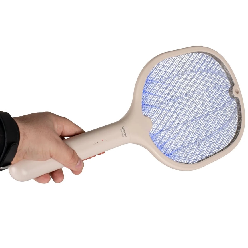 LED Elektryczna pułapka na owady 2w1 500 mAh/5V beżowy