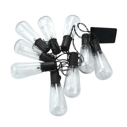 LED Girlanda dekoracyjna EDISON 2,65 m 10xLED/2xAA
