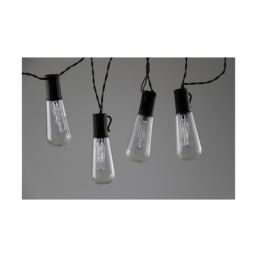 LED Girlanda dekoracyjna EDISON 2,65 m 10xLED/2xAA