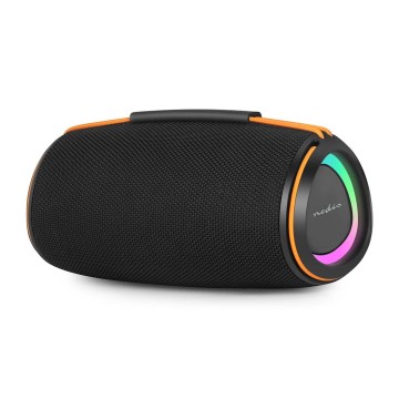 LED Głośnik ładowalny 60W/2000 mAh IPX4 czarny