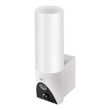 LED Inteligentna kamera zewnętrzna ze światłem GoSmart LED/12W/230V IP65 Wi-Fi Tuya biały