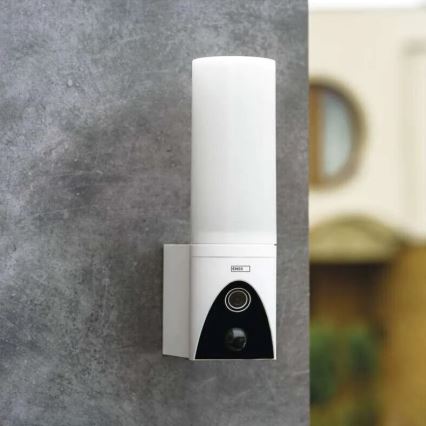 LED Inteligentna kamera zewnętrzna ze światłem GoSmart LED/12W/230V IP65 Wi-Fi Tuya biały