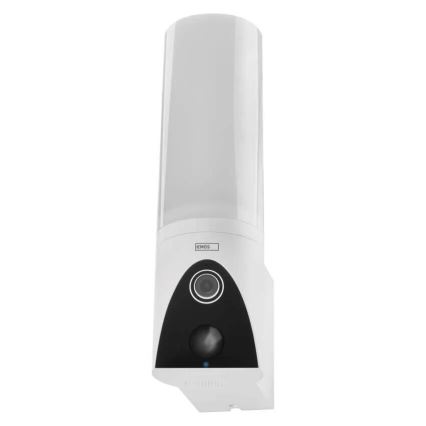 LED Inteligentna kamera zewnętrzna ze światłem GoSmart LED/12W/230V IP65 Wi-Fi Tuya biały