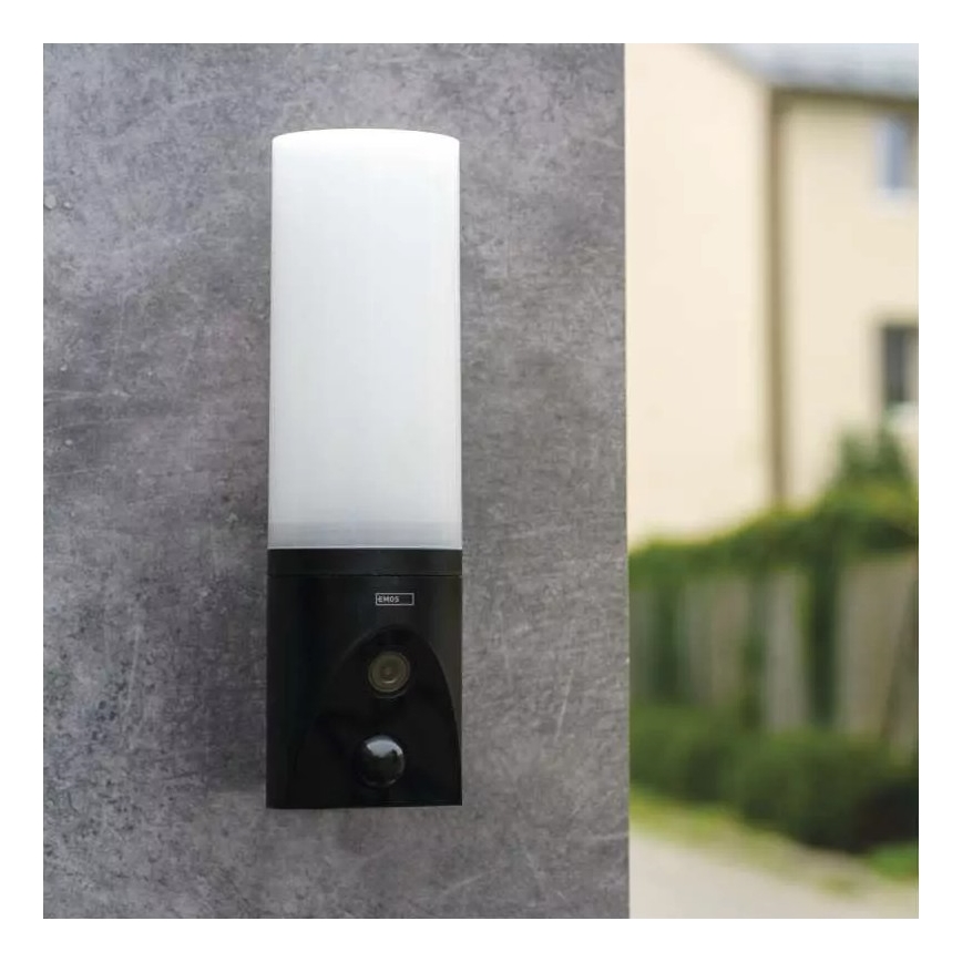 LED Inteligentna kamera zewnętrzna ze światłem GoSmart LED/12W/230V 3200K IP65 Wi-Fi Tuya czarne