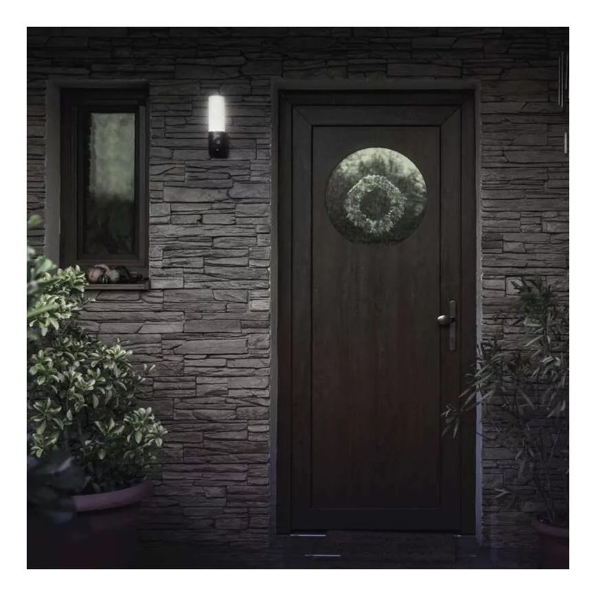 LED Inteligentna kamera zewnętrzna ze światłem GoSmart LED/12W/230V 3200K IP65 Wi-Fi Tuya czarne