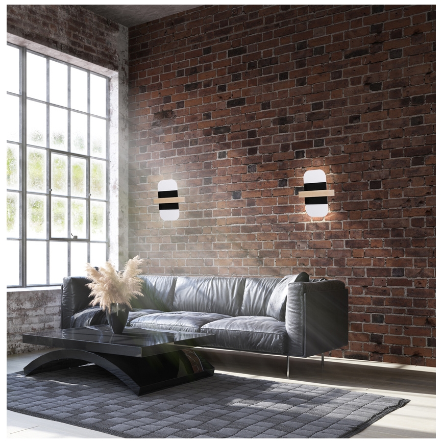 LED Kinkiet APRIL LED/6W/230V biały/czarny