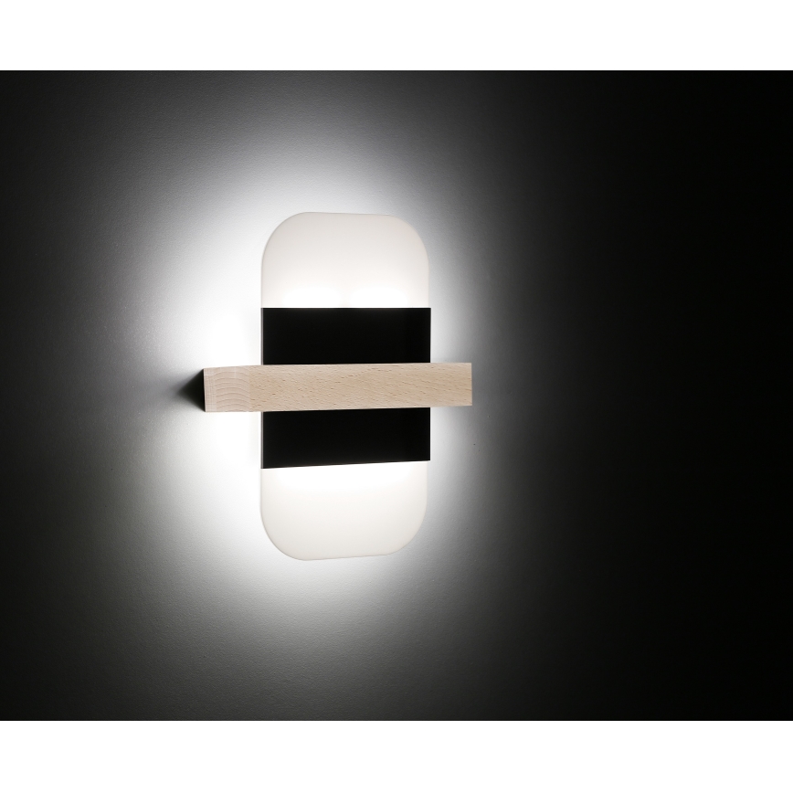 LED Kinkiet APRIL LED/6W/230V biały/czarny