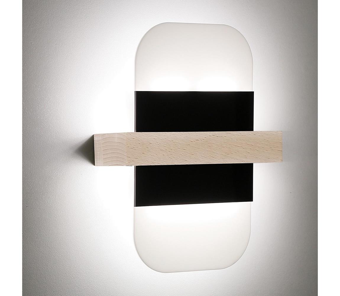 LED Kinkiet APRIL LED/6W/230V biały/czarny
