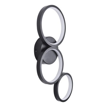 LED Kinkiet FLAMENCO LED/23W/230V 4000K czarny