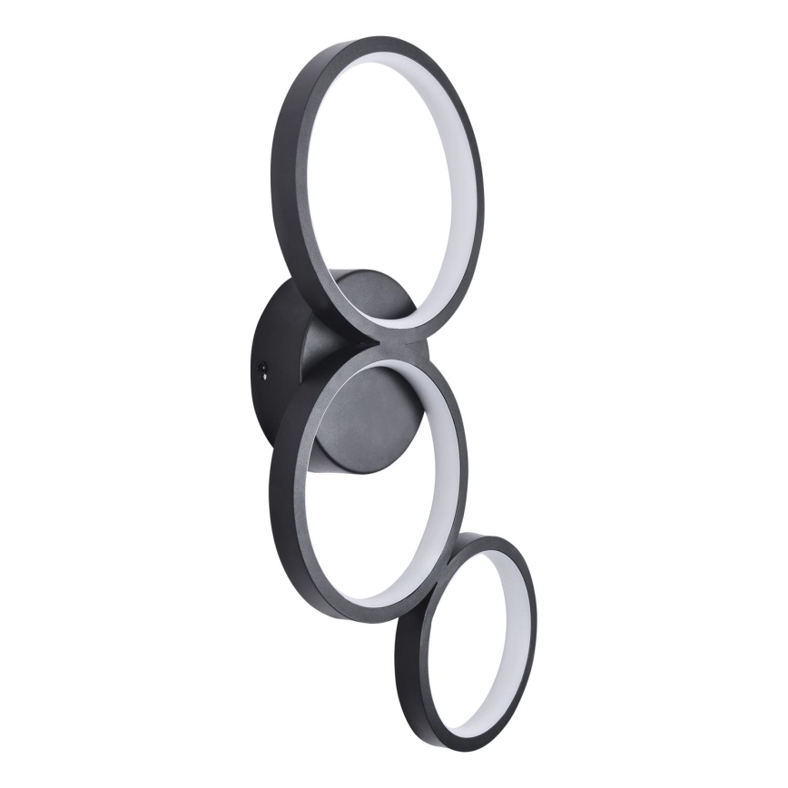 LED Kinkiet FLAMENCO LED/23W/230V 4000K czarny