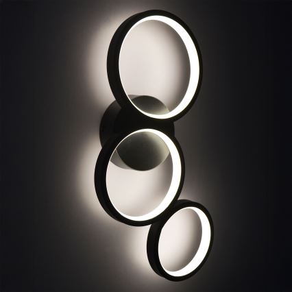LED Kinkiet FLAMENCO LED/23W/230V 4000K czarny