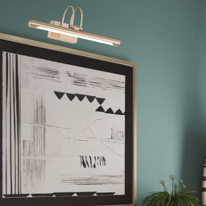 LED Kinkiet galeryjka LED/9W/230V 3000K 42 cm matowy chrom