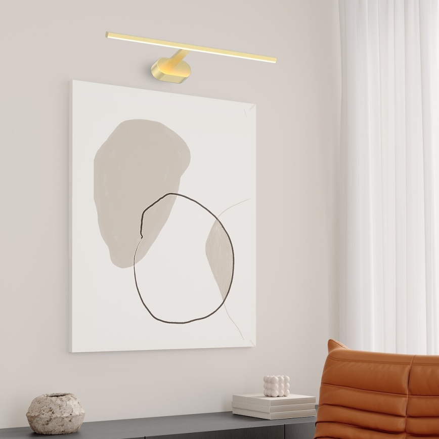 LED Kinkiet galeryjka PRADO LED/11W/230V złoty