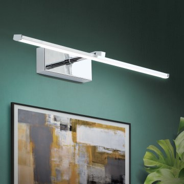 LED Kinkiet galeryjka PUBLIO LED/10W/230V 50 cm chrom błyszczący