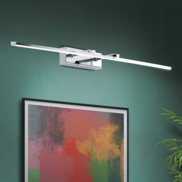 LED Kinkiet galeryjka PUBLIO LED/15W/230V 75 cm chrom błyszczący
