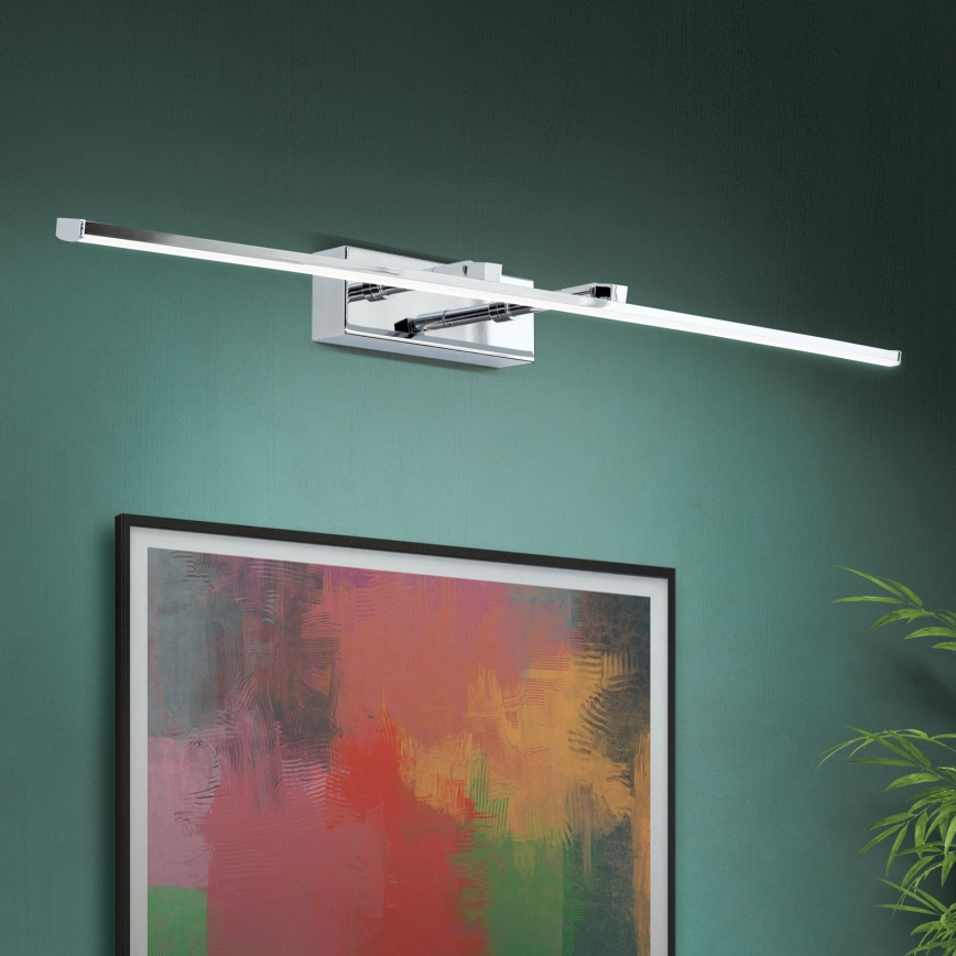 LED Kinkiet galeryjka PUBLIO LED/15W/230V 75 cm chrom błyszczący