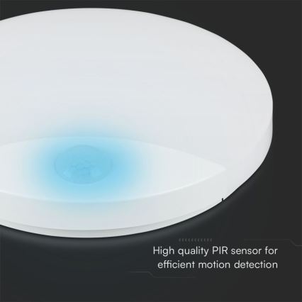 LED Kinkiet łazienkowy z czujnikiem SAMSUNG CHIP LED/15W/230V 3000/4000/6000K IP44 biały