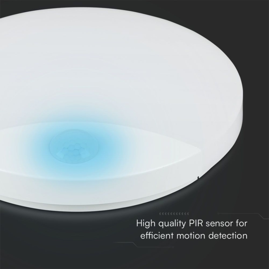 LED Kinkiet łazienkowy z czujnikiem SAMSUNG CHIP LED/15W/230V 3000/4000/6000K IP44 biały