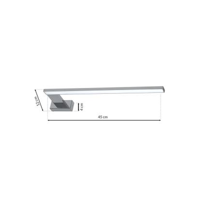 LED Kinkiet łazienkowy SHINE 1xLED/11W/230V IP44