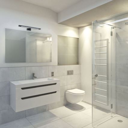 LED kinkiet łazienkowy SHINE 7W/230V 40 cm IP44 czarny