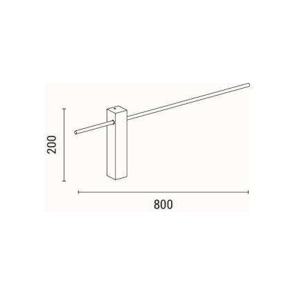 LED Kinkiet LED/10W/230V 3000K