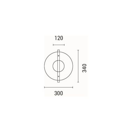 LED Kinkiet LED/10W/230V 3000K