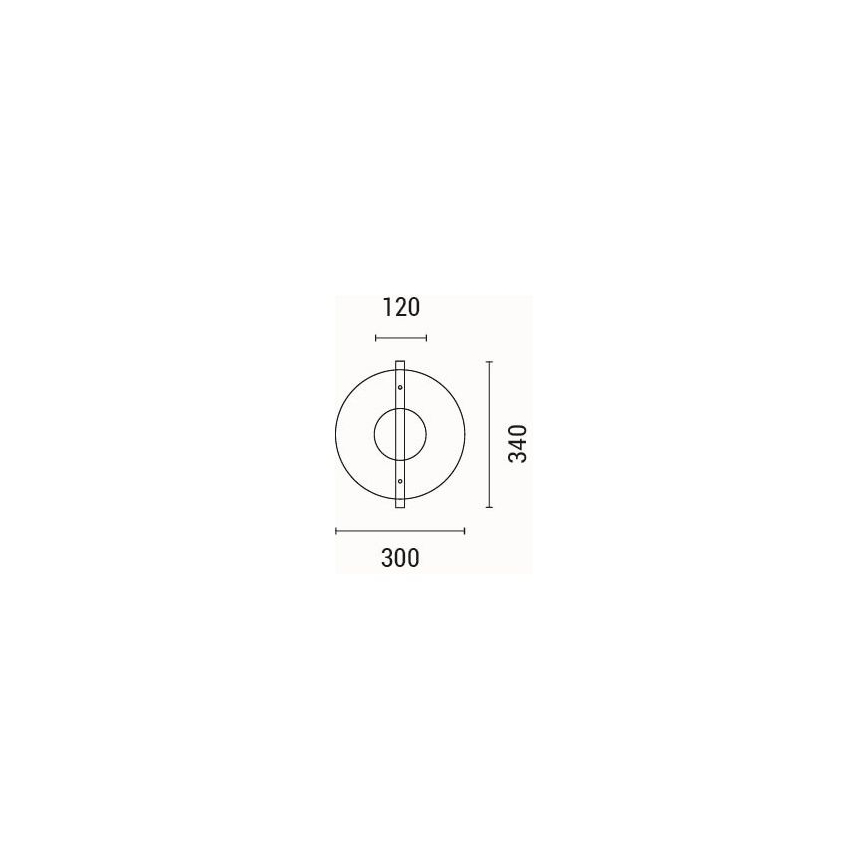 LED Kinkiet LED/10W/230V 3000K