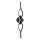 LED Kinkiet LED/12W/230V 3000-6500K czarny