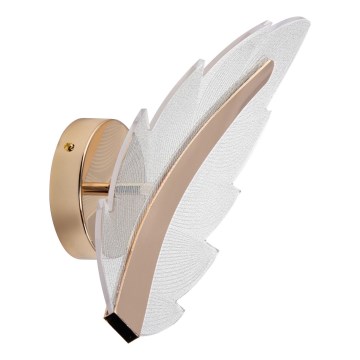 LED Kinkiet LED/12W/230V złoty