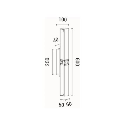 LED Kinkiet LED/13W/230V 3000K