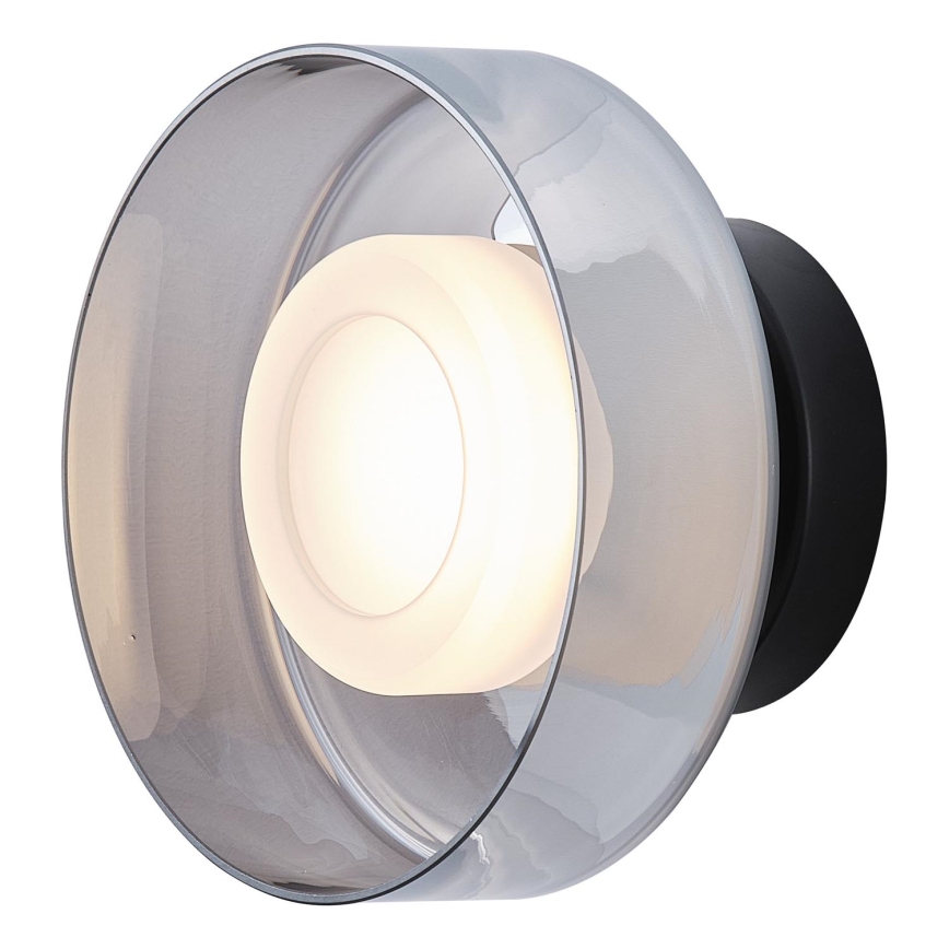 LED Kinkiet LED/8W/230V 3000K czarny/dymny