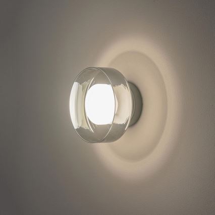 LED Kinkiet LED/8W/230V 3000K czarny/dymny