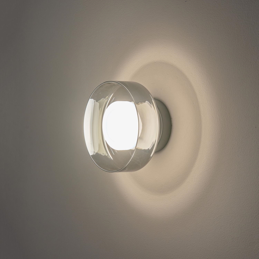 LED Kinkiet LED/8W/230V 3000K czarny/dymny