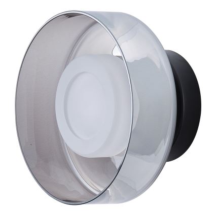 LED Kinkiet LED/8W/230V 3000K czarny/dymny