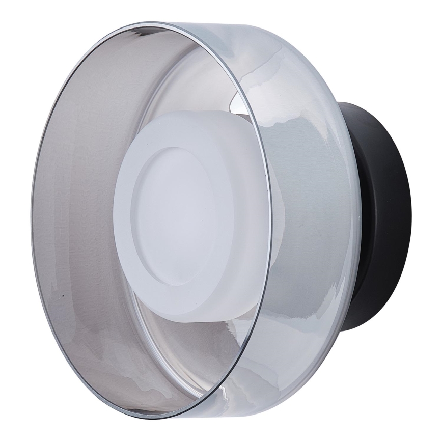 LED Kinkiet LED/8W/230V 3000K czarny/dymny