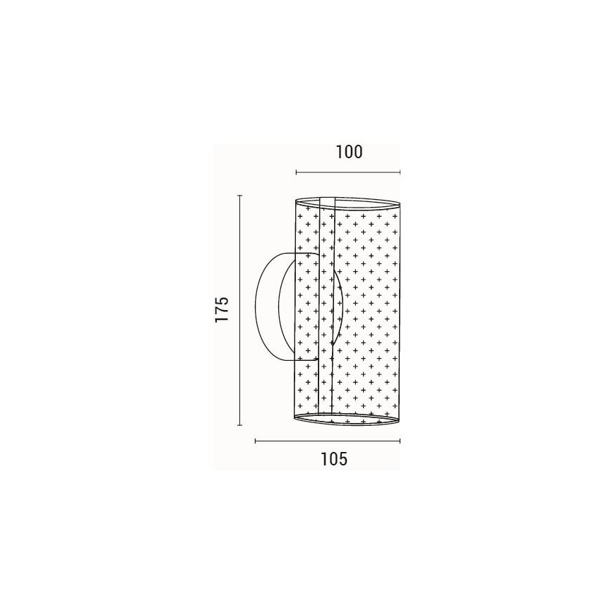 LED Kinkiet LED/8W/230V 3000K